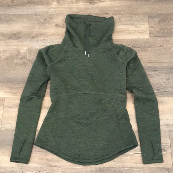 marmot quilted hoodie